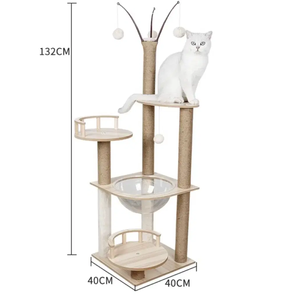 튼튼한 원목 캣타워 / 쿠팡에서 56,000₩