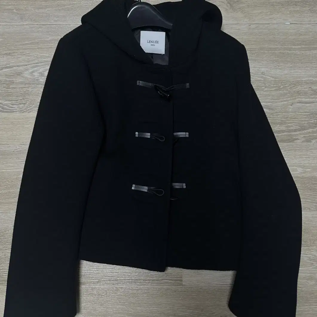 르누이 소피 더플코트 블랙 Lenuee sophie duffle coat