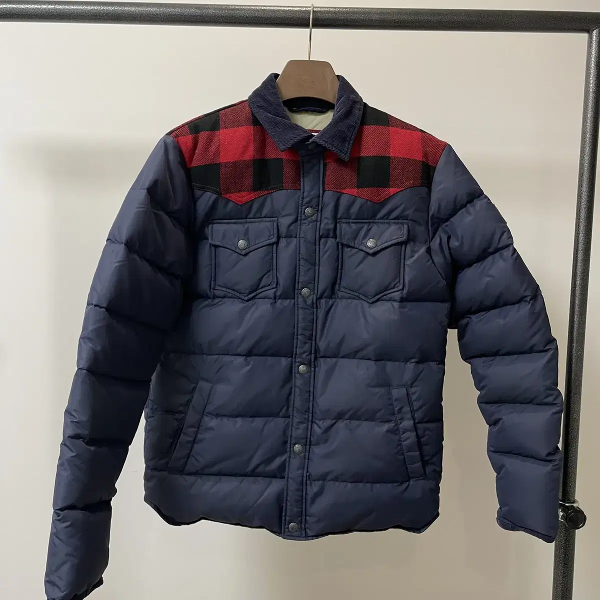 (S) Penfield 펜필드 덕다운 네이비 셔츠형 자켓