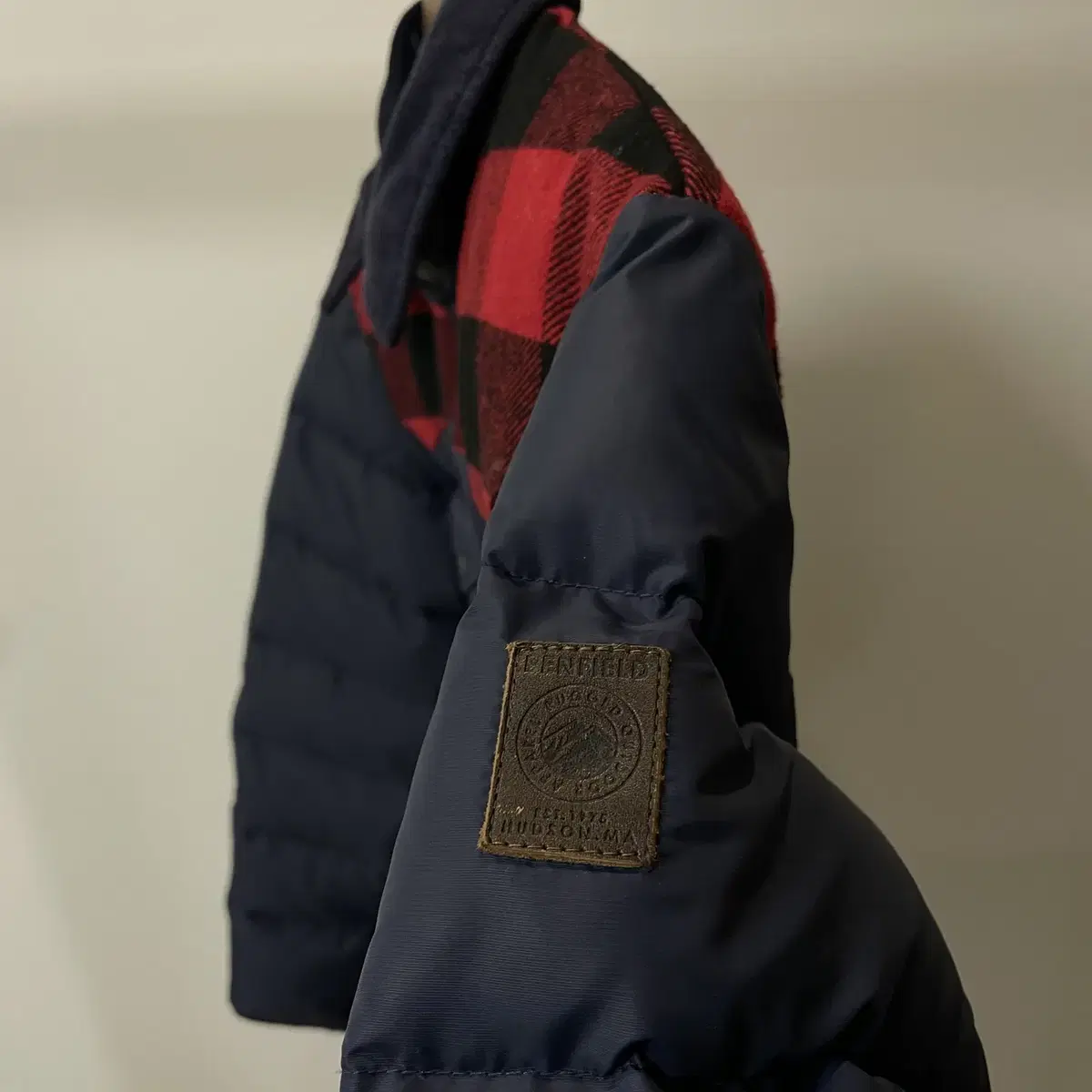 (S) Penfield 펜필드 덕다운 네이비 셔츠형 자켓