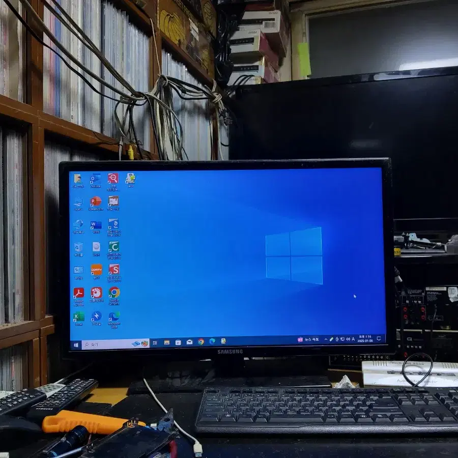 (25) 컴퓨터  i7 3770 16GB (모니터 TV 오디오 앰프