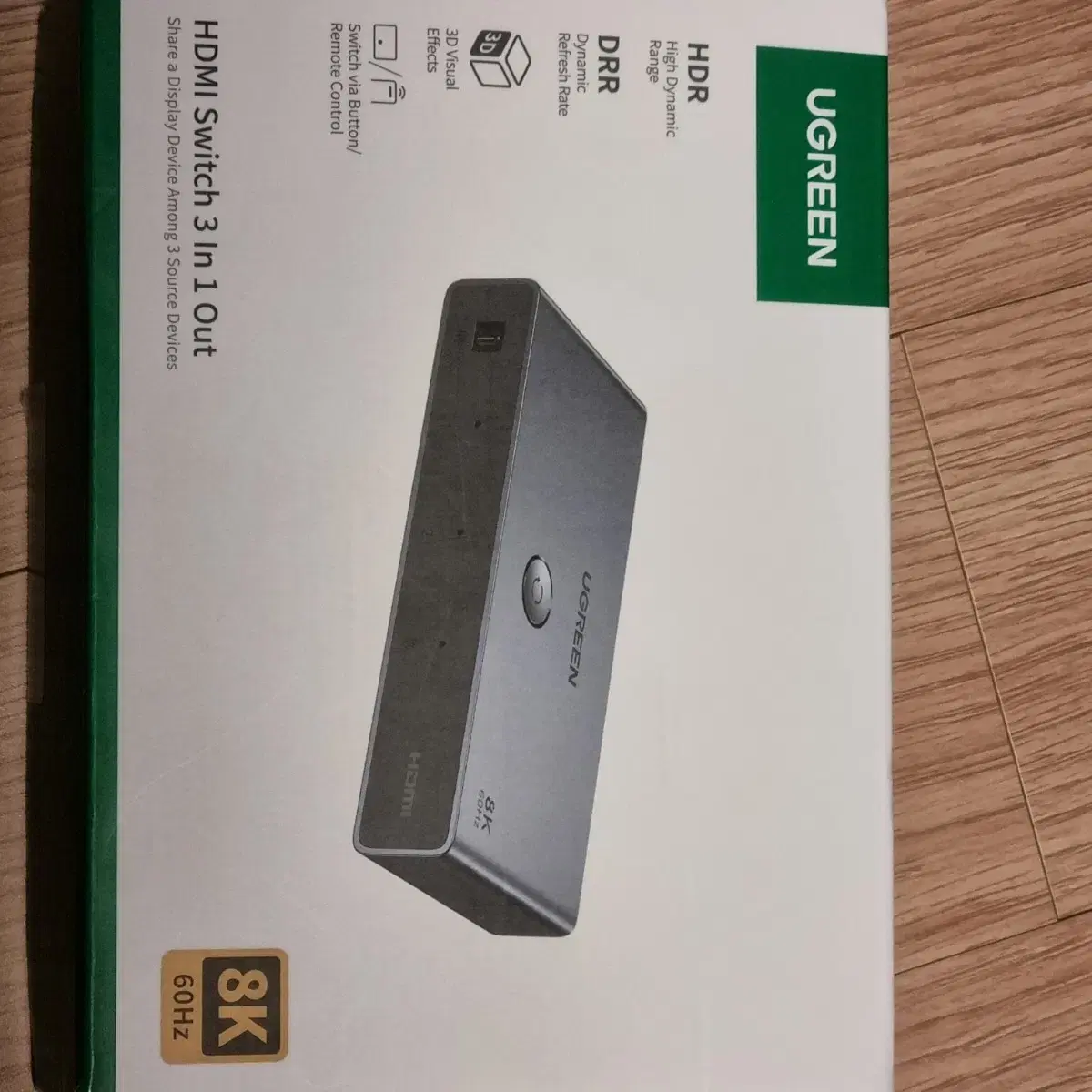 UGREEN HDMI 스위치 3in1 Out