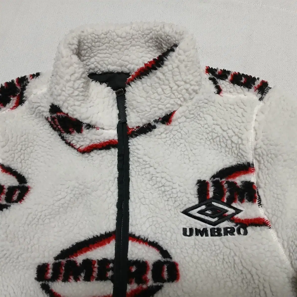 엄브로 양면 후리스 자켓 패딩 umbro