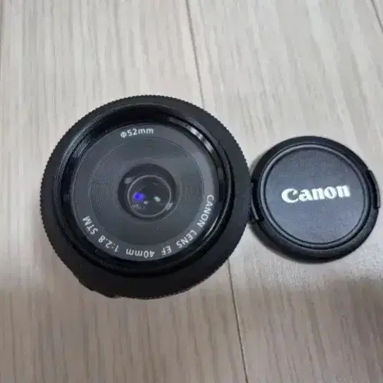 깨끗한 캐논 EF 40mm f2.8 STM 팬케익 렌즈