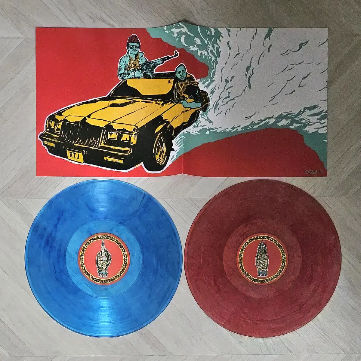 Run The Jewels - 1,2,3,4집 컬러 바이닐 LP 일괄