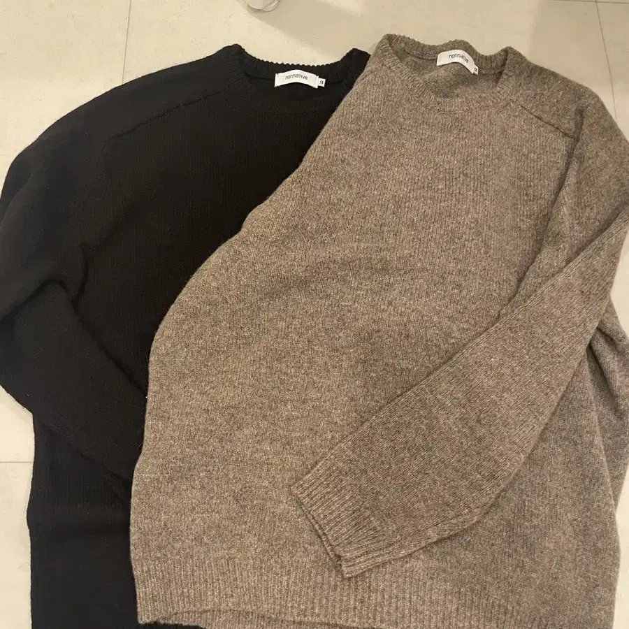 Nonnative wool sweater 3size 블랙브라운일괄판매