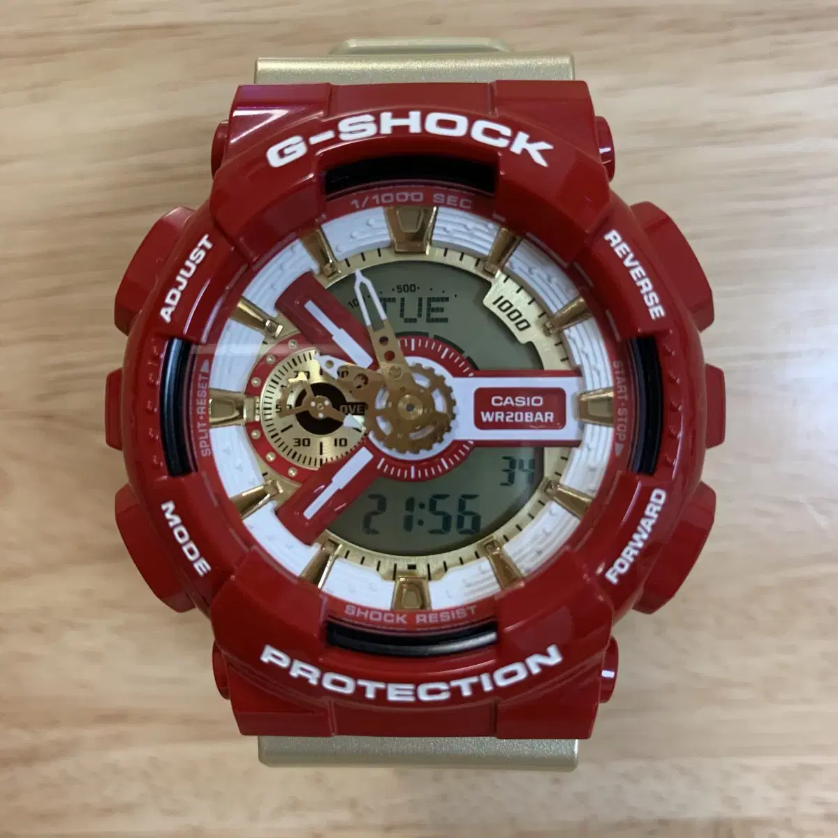 지샥 빅페이스 (G-SHOCK GA-110) 아이언맨 한정판 팝니다