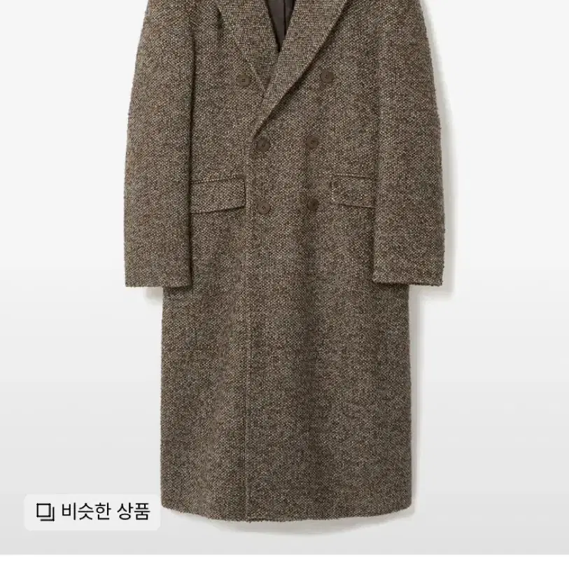 키뮤어 알파카 울(Wool) 대디핏 더블 맥시코트_브라운 [XL]