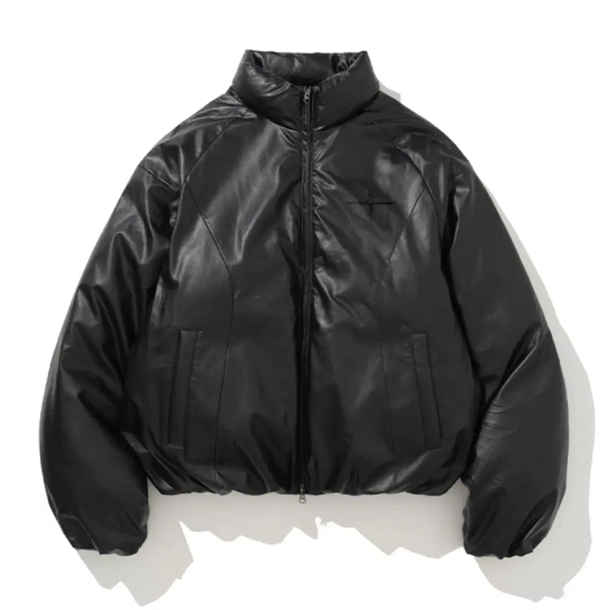 낫포너드 Leather Incision Puffer Jacket