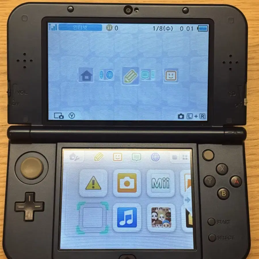 닌텐도 new 3DS XL 남색 + 포켓몬스터 문