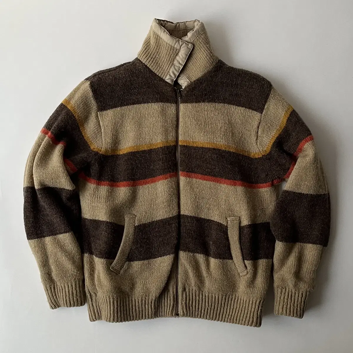 E.M reversible knit zip up