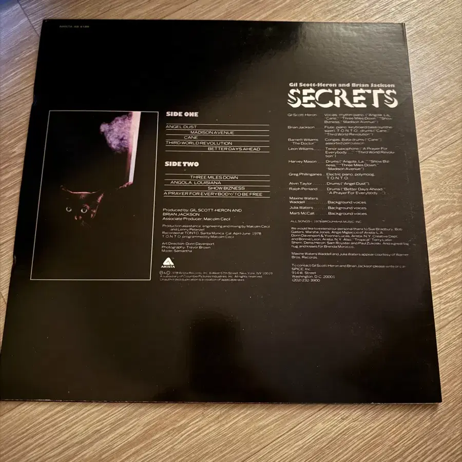 Gil Scott-Heron - Secrets lp