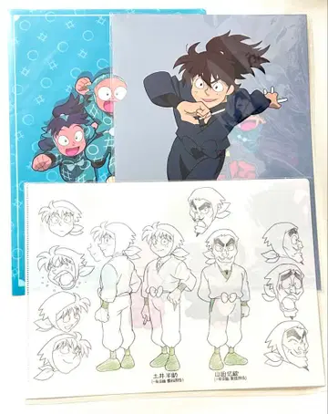 시노비타마 란타로 클리어 파일 3종 세트 시노비타마 도이 선생님 란키리신