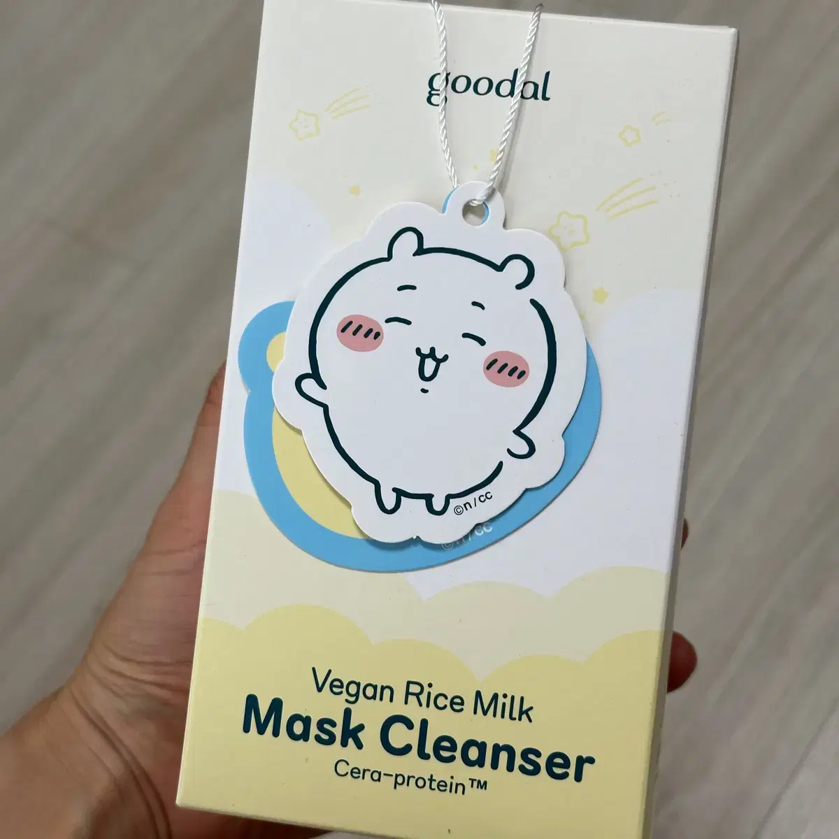 Goodall Vegan Rice Milk Pack Cleanser Foam Cleansing Chiikawa 먼작귀 keyring 거울포