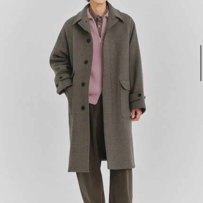 [아트이프액츠] [L] Balmacaan Coat_ Twill Brown