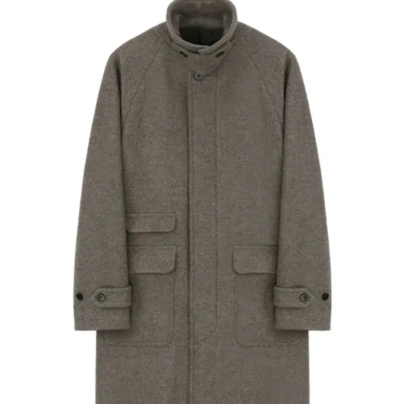 [아트이프액츠] [L] Balmacaan Coat_ Twill Brown