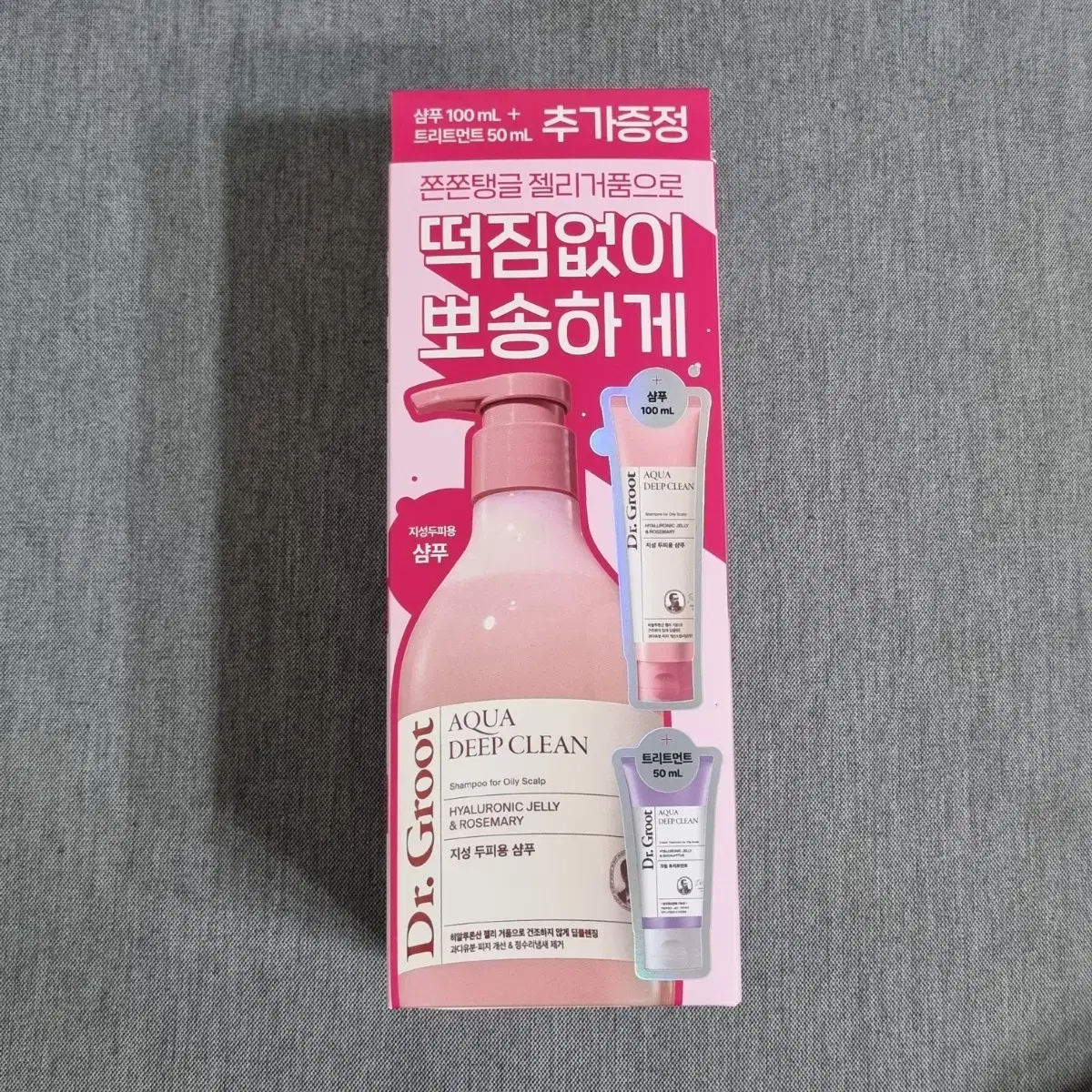 [새상품] 닥터그루트 아쿠아 샴푸 330ml 기획 지성두피용