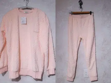 미사용 새상품 미사용 셋업 에메필 룸웨어 맨투맨 상하의