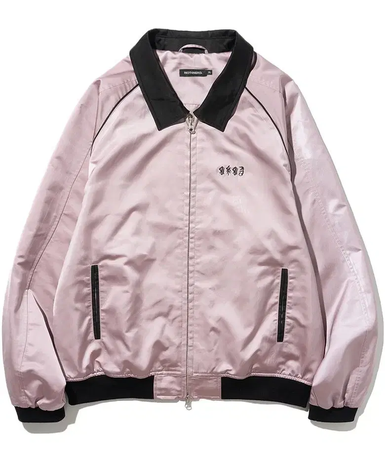 낫포너드 4Devils Satin Blouson Jacket Pink L