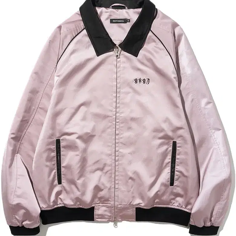 낫포너드 4Devils Satin Blouson Jacket Pink L