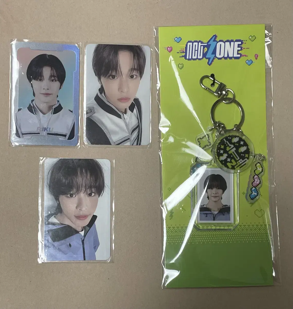 nct wish nct zone md ld full set id photo keyring riku