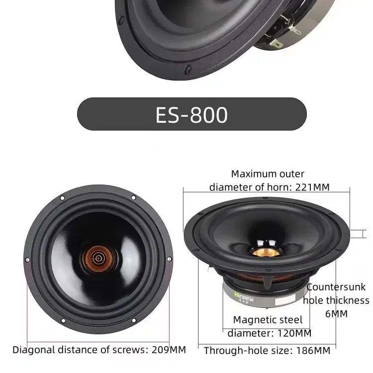 동축스피커 ES - 800 COAXIAL SPEAKER 2개 팝니다