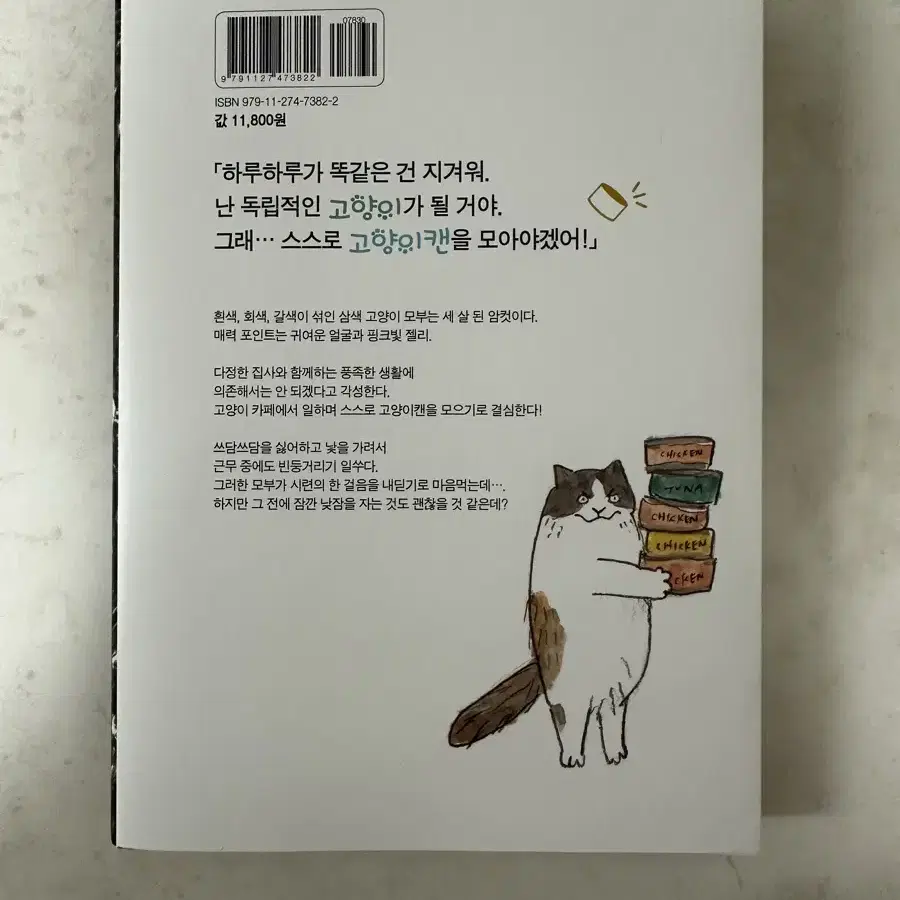 삼색 고양이 모부는 캔부자가 되고 싶어 만화책