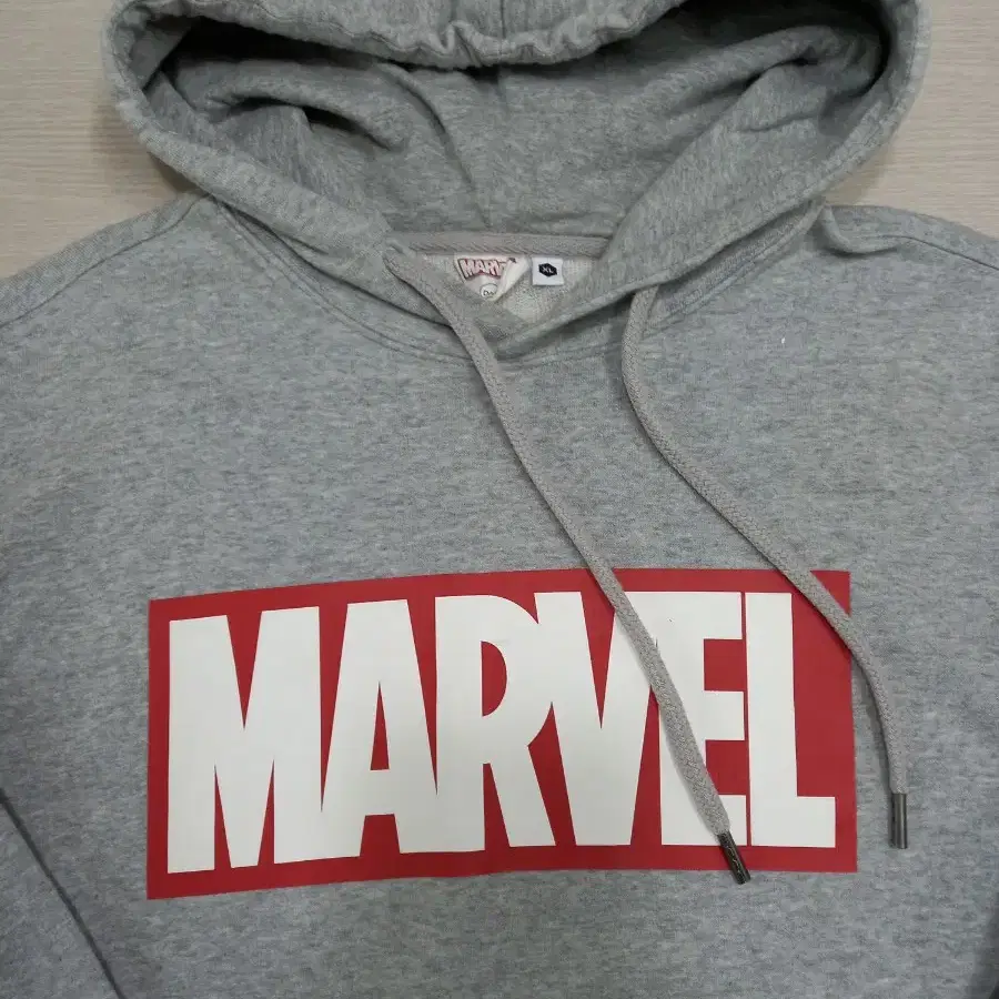 XL105 MARVEL Daiz 약기모 후드티 그레이 XL-371