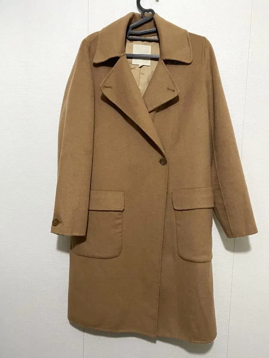 Camel handmade cashmere coat