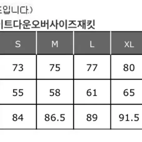 [택O/새제품] WPJ 울트라라이트다운오버사이즈재킷 / 블랙 / XL