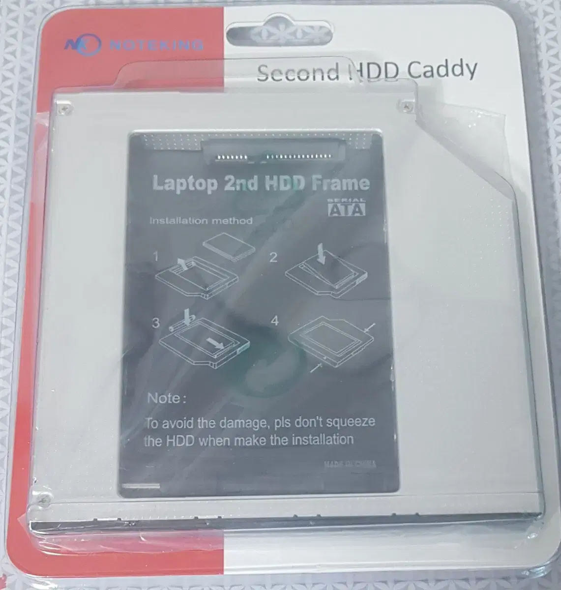 노트킹 노트북 세컨 하드 캐디 second hdd caddy 9mm 2개