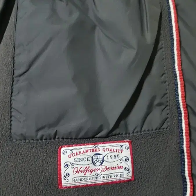 택포 95 SIZE A급 타미힐피거 TOMMY HILFIGER 퀼팅 패딩