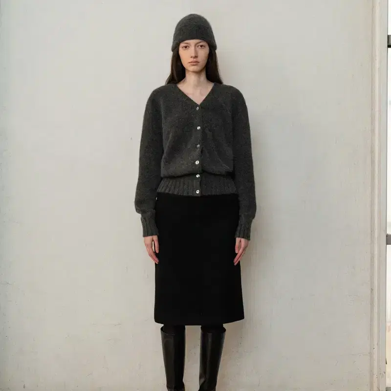 낫띵리튼 Linda Pencil Wool Skirt M