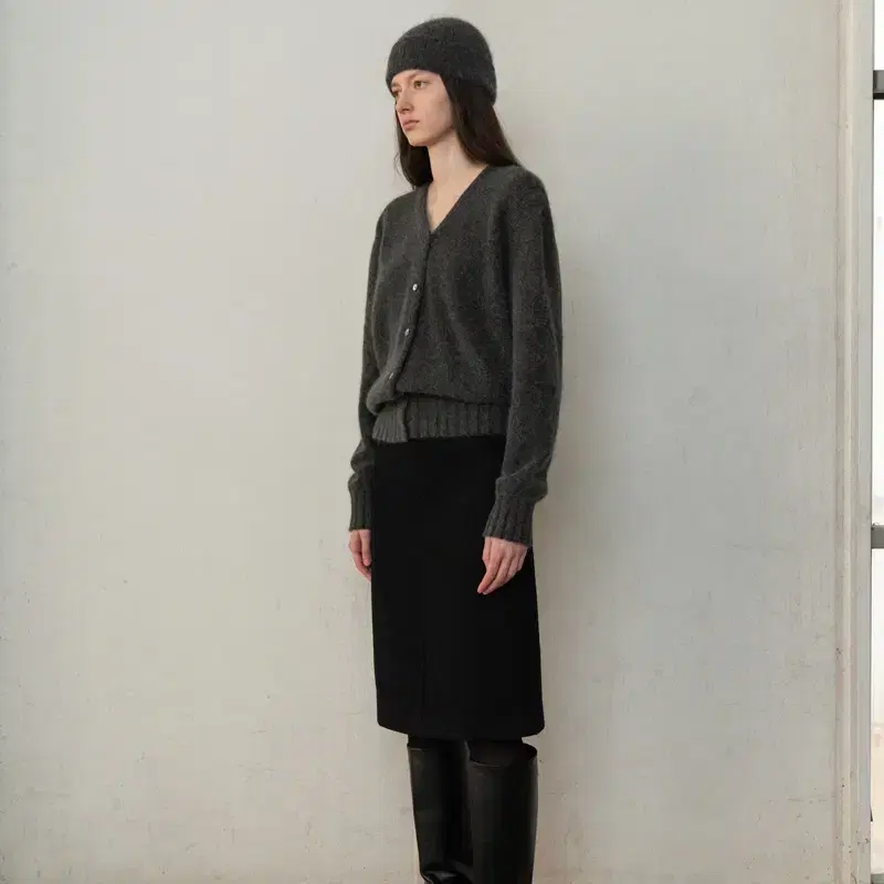 낫띵리튼 Linda Pencil Wool Skirt M