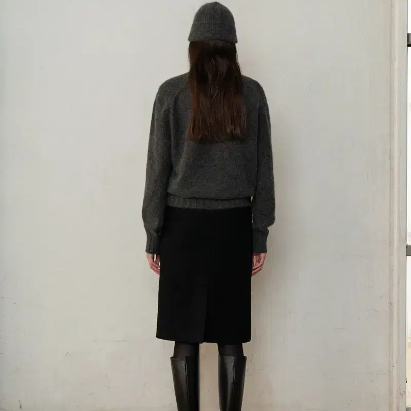 낫띵리튼 Linda Pencil Wool Skirt M