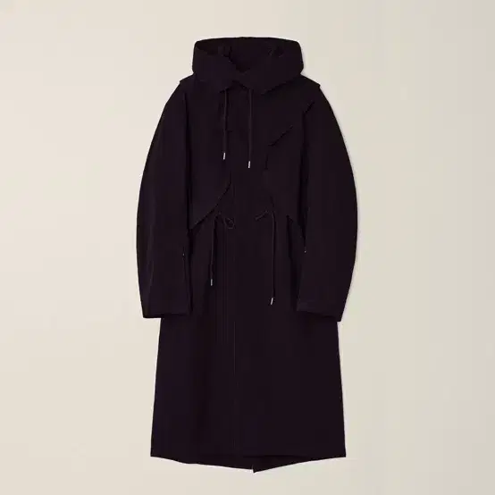 EE 누마레 GARMENT DYED CURVED FISHTAIL COAT