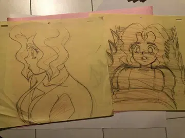 [레어] 공상 과학 세계 걸리버 보이 미스티 동영상 세트 애니메이션 셀화