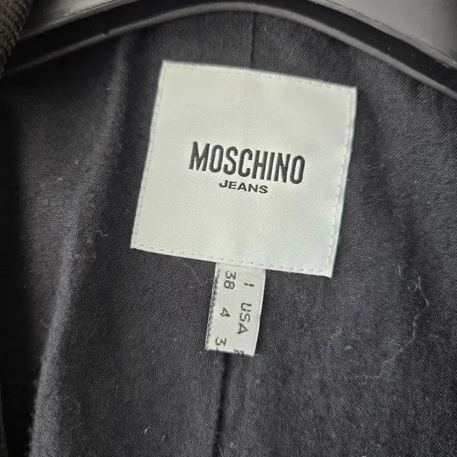 MOSCHINO JEANS 모스키노진스 코듀로이 자켓 블랙