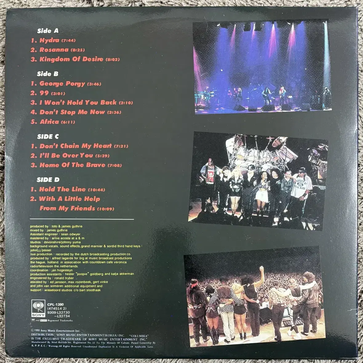 toto 라이브 2LP