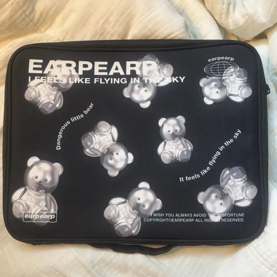 EARPEARP 13인치 노트북 파우치 곰돌이