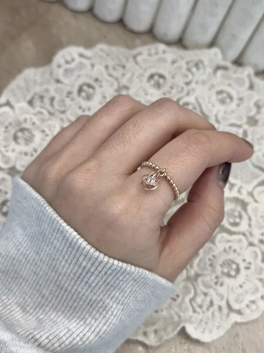 14K Rattle Ring (New)