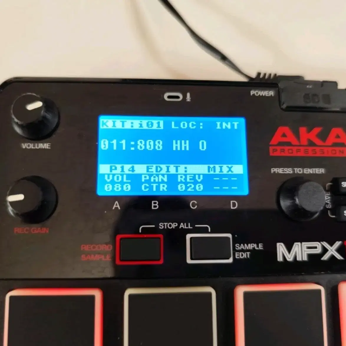 akai mpx 16 sampler 아카이 샘플러 드럼머신 힙합 비트 행