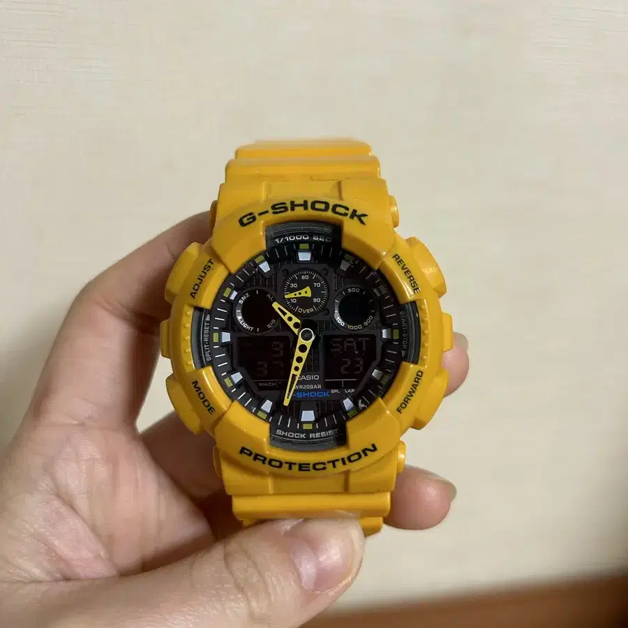 지샥 g-shock 빅페이스 범블비 시계