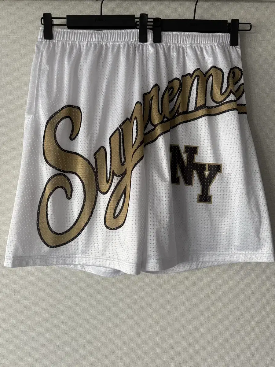 Supreme New York Nylon White Shorts 2XL