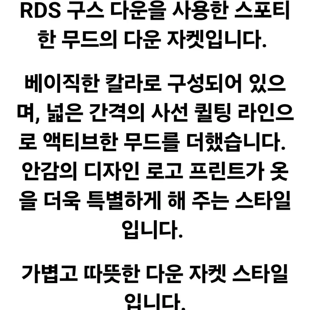 노스페이스 프리미엄 구스다운 패딩 빅사이즈