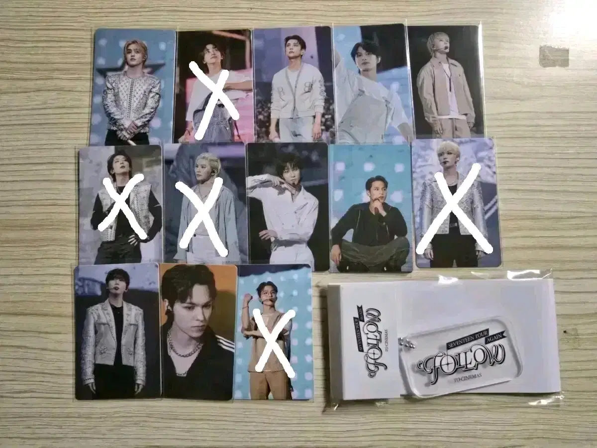 Follow Seventeen Photocard WTS Cinema keyring WTS