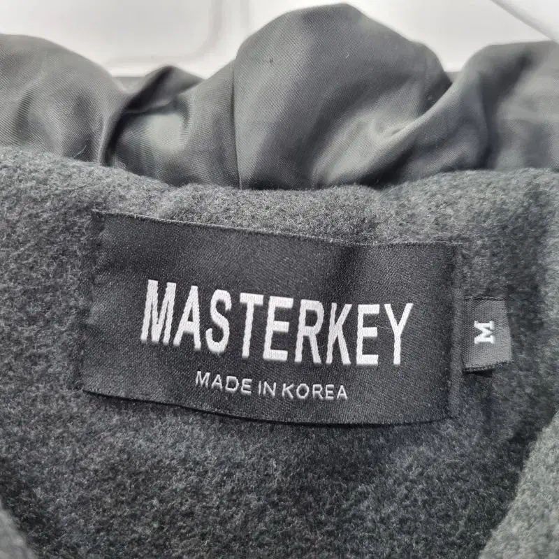 F3438 MASTERKEY 남M 그레이 떡볶이 코트/더크