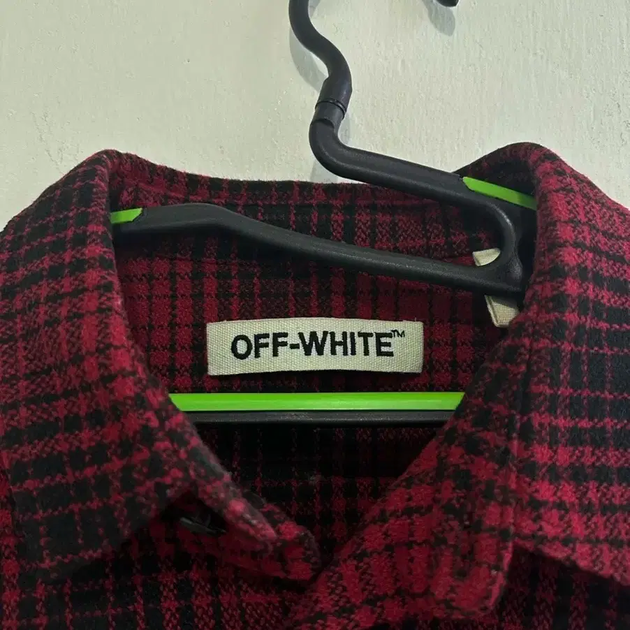 Offwhite 16F/W 플란넬 셔츠