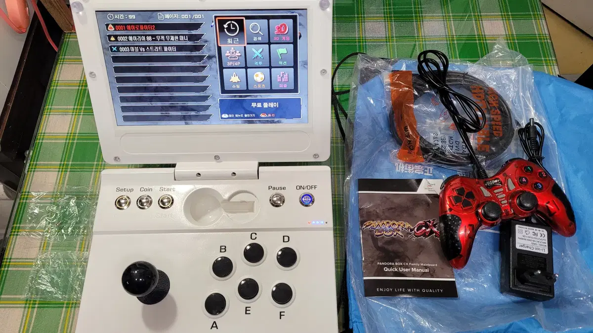 Pandora Box CX Moonlight Box Retro Game Machine Arcade Rechargeable Portable