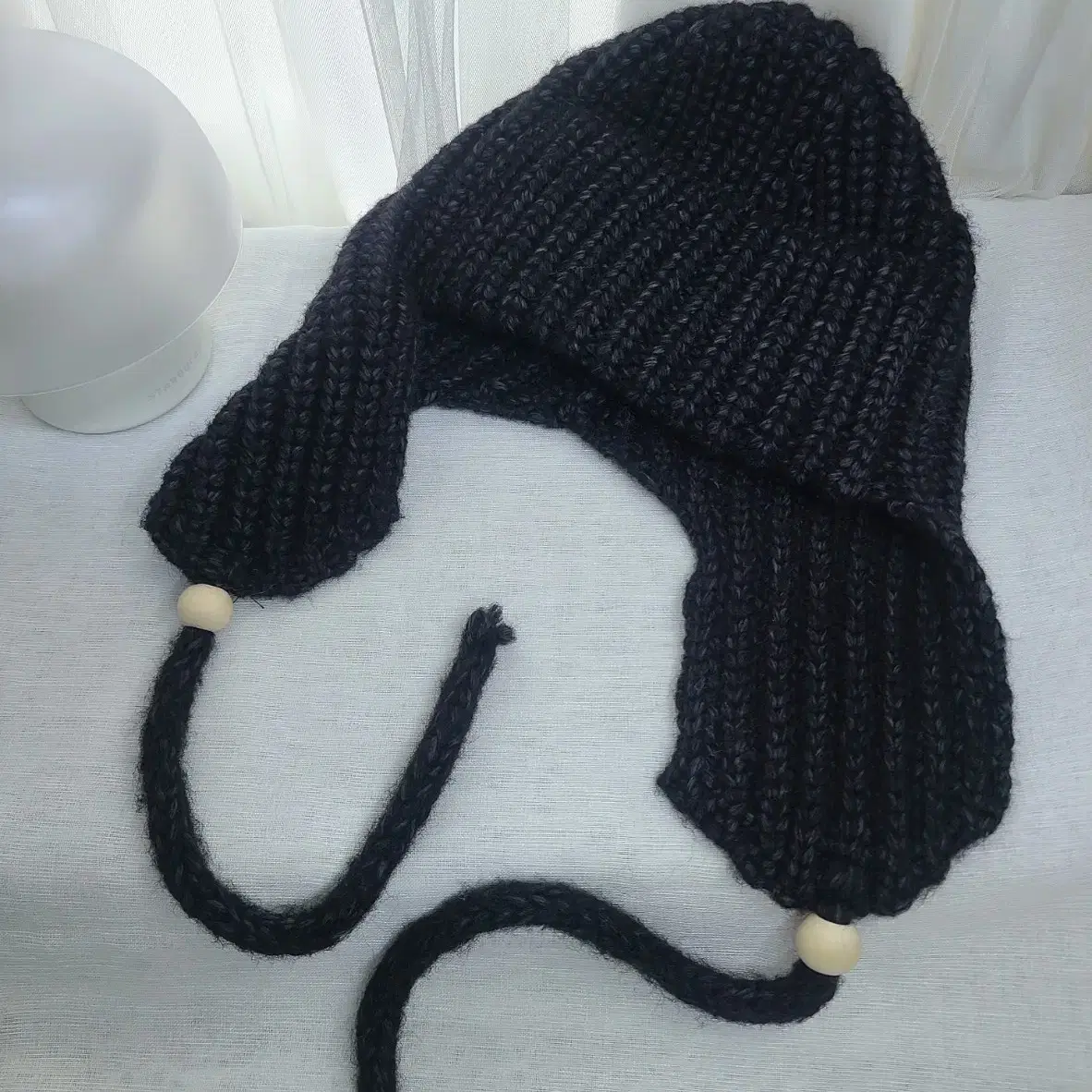 ESEELMI 에씰미 트래퍼햇 KNIT TRAPPER HAT